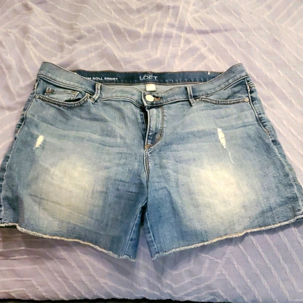 Denim shorts